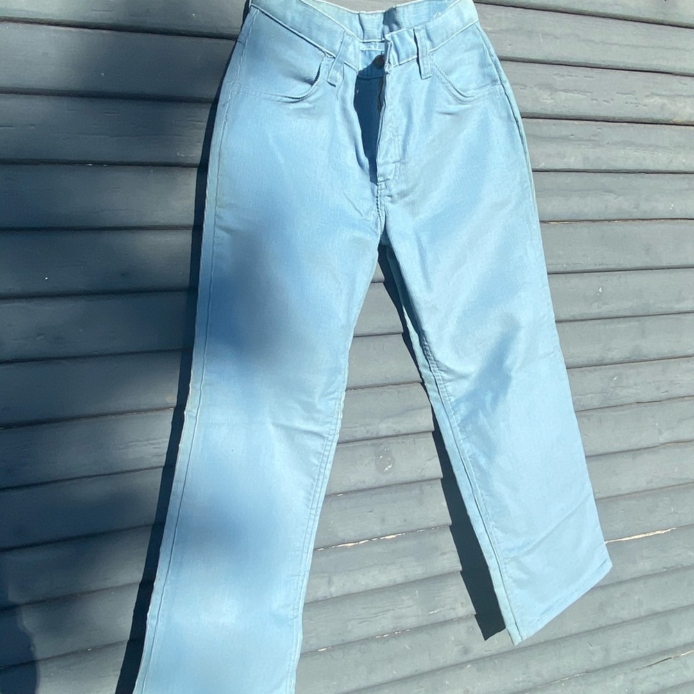 High waisted 1970’s blue cords